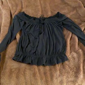 American eagle off the shoulder top